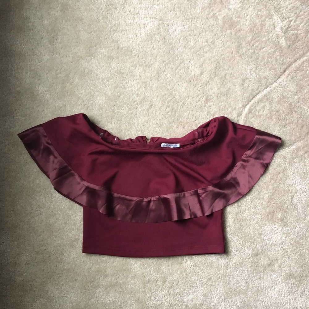 Red Crop Top